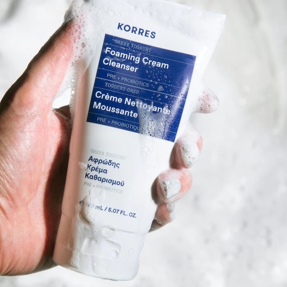 🆕 KORRES Mini Greek Yoghurt Foaming Cream Cleanser 75 mL NIB - Picture 4 of 6